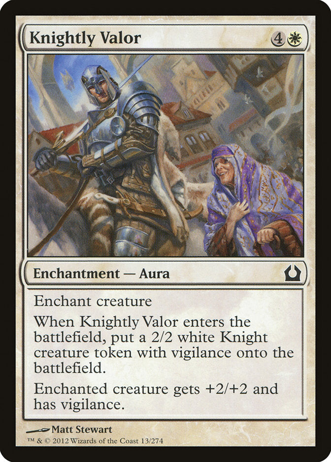 Knightly Valor [Return to Ravnica] | Red Riot Games CA
