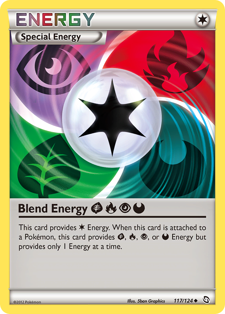 Blend Energy GrassFirePsychicDarkness (117/124) [Black & White: Dragons Exalted] | Red Riot Games CA