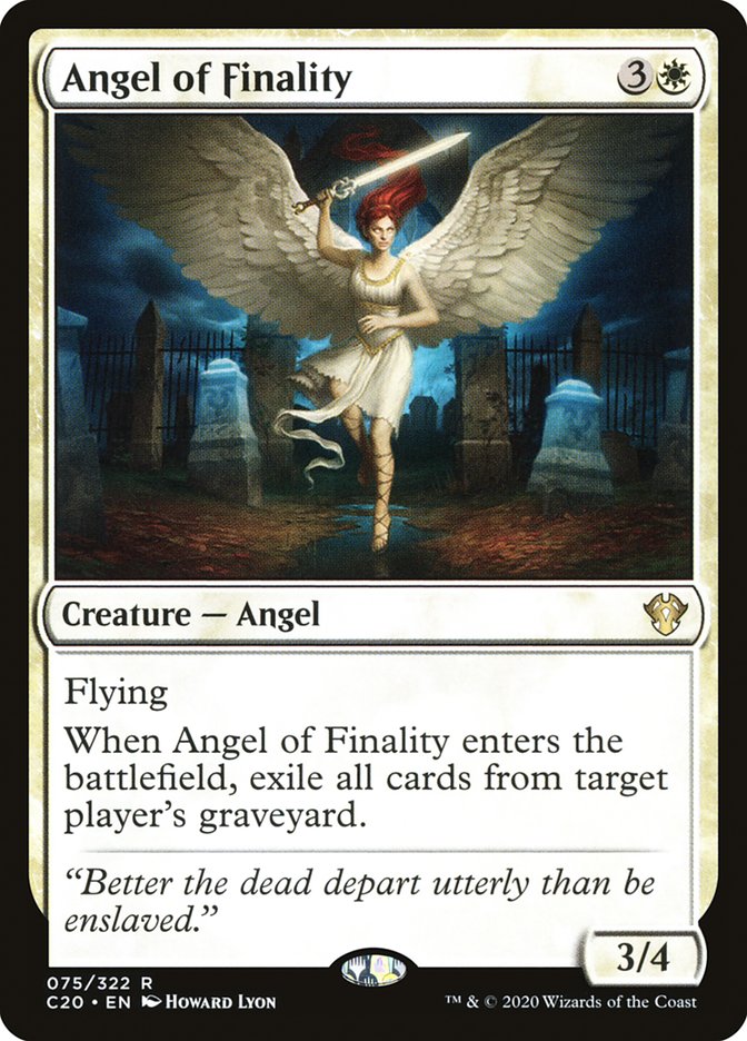 Angel of Finality [Commander 2020] | Red Riot Games CA