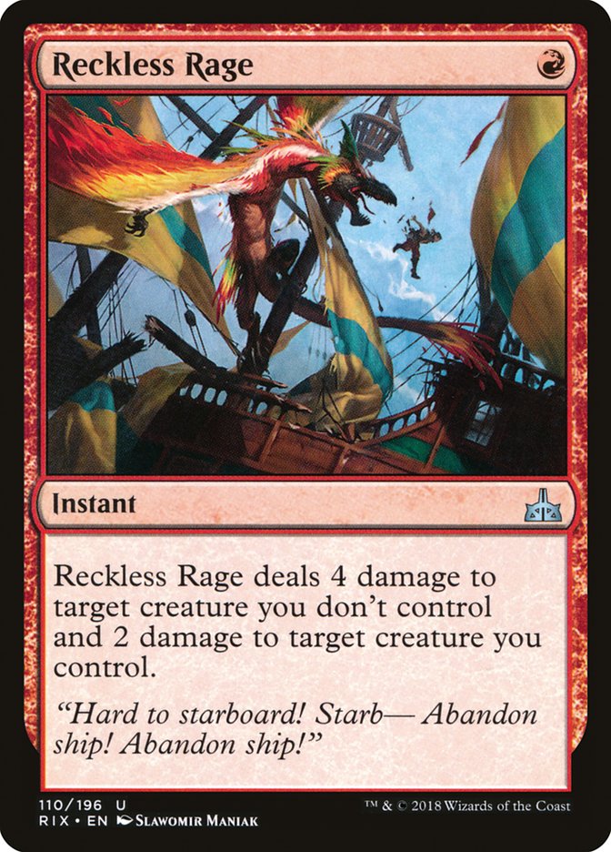 Reckless Rage [Rivals of Ixalan] | Red Riot Games CA