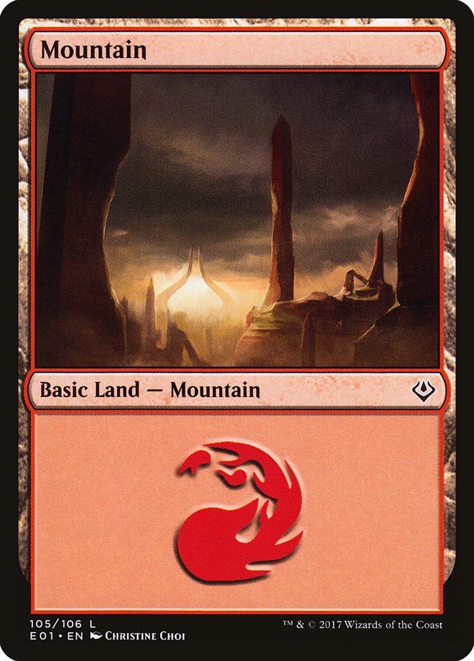 Mountain (105) [Archenemy: Nicol Bolas] | Red Riot Games CA