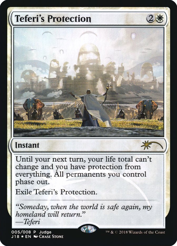 Teferi's Protection [Judge Gift Cards 2018] | Red Riot Games CA