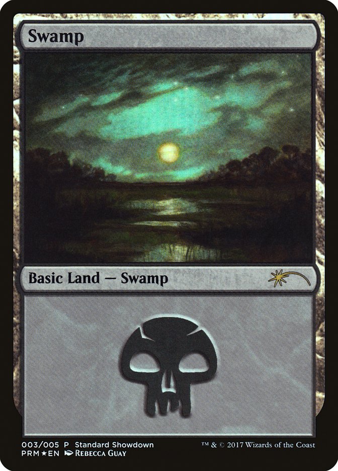 Swamp (3) [Ixalan Standard Showdown] | Red Riot Games CA
