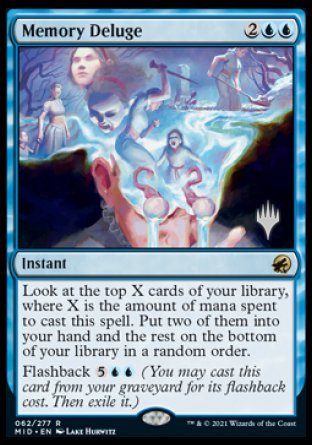 Memory Deluge (Promo Pack) [Innistrad: Midnight Hunt Promos] | Red Riot Games CA