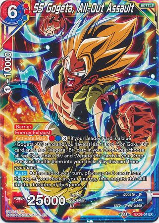 SS Gogeta, All-Out Assault (EX08-04) [Magnificent Collection Forsaken Warrior] | Red Riot Games CA