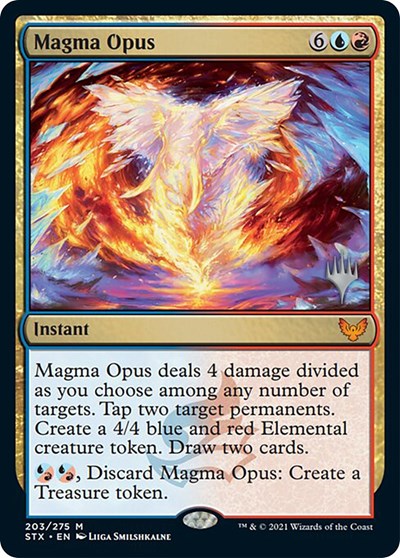 Magma Opus (Promo Pack) [Strixhaven: School of Mages Promos] | Red Riot Games CA