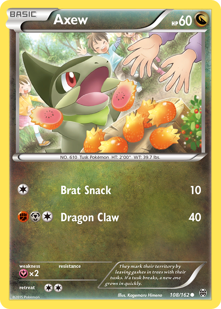 Axew (108/162) [XY: BREAKthrough] | Red Riot Games CA