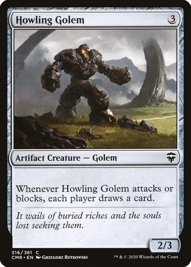 Howling Golem [Commander Legends] | Red Riot Games CA