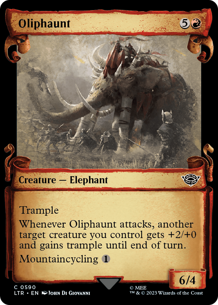 Oliphaunt [The Lord of the Rings: Tales of Middle-Earth Showcase Scrolls] | Red Riot Games CA