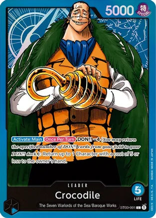 Crocodile (001) - Starter Deck 3: The Seven Warlords of The Sea (ST03-001)