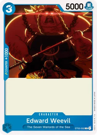 Edward Weevil - Starter Deck 3: The Seven Warlords of The Sea (ST03-002)
