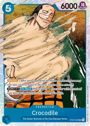 Crocodile (003) - Starter Deck 3: The Seven Warlords of The Sea (ST03-003)
