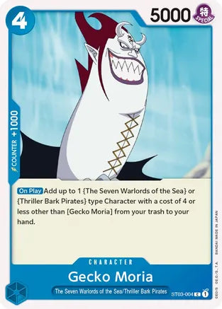 Gecko Moria - Starter Deck 3: The Seven Warlords of The Sea (ST03-004)