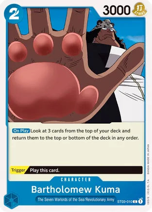 Bartholomew Kuma - Starter Deck 3: The Seven Warlords of The Sea (ST03-010)