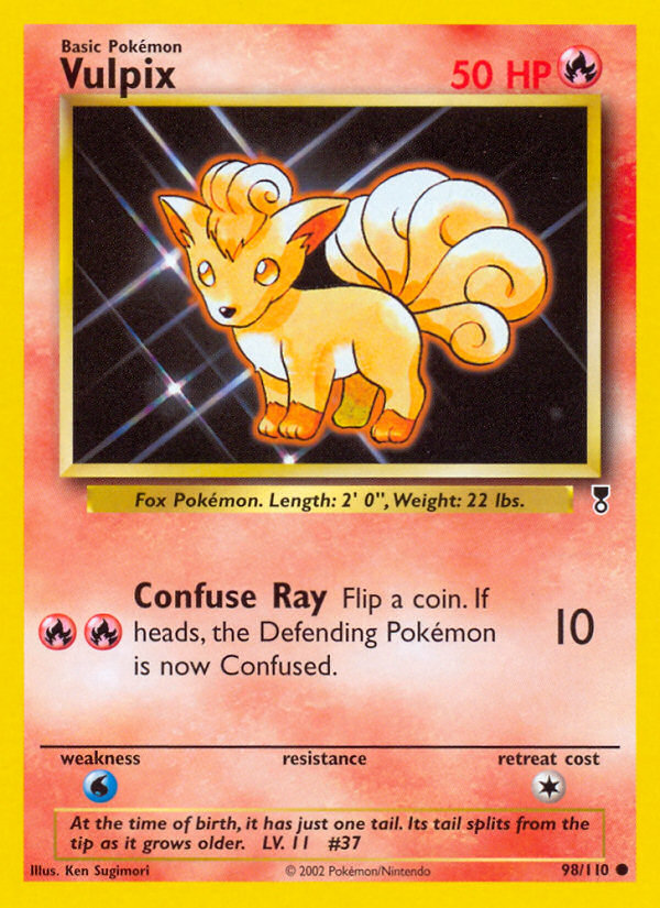 Vulpix (98/110) [Legendary Collection] | Red Riot Games CA