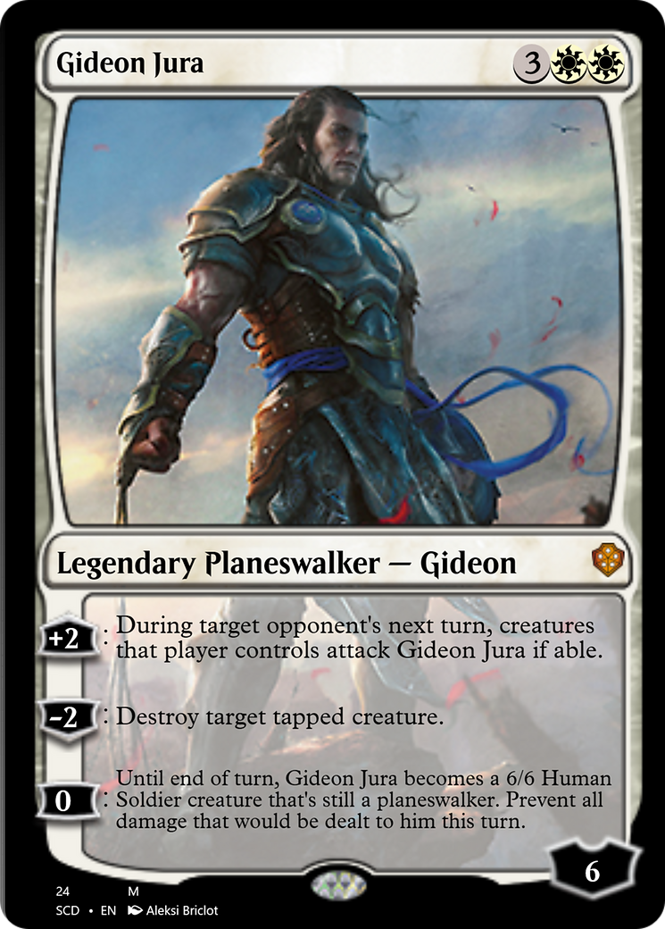 Gideon Jura [Starter Commander Decks] | Red Riot Games CA