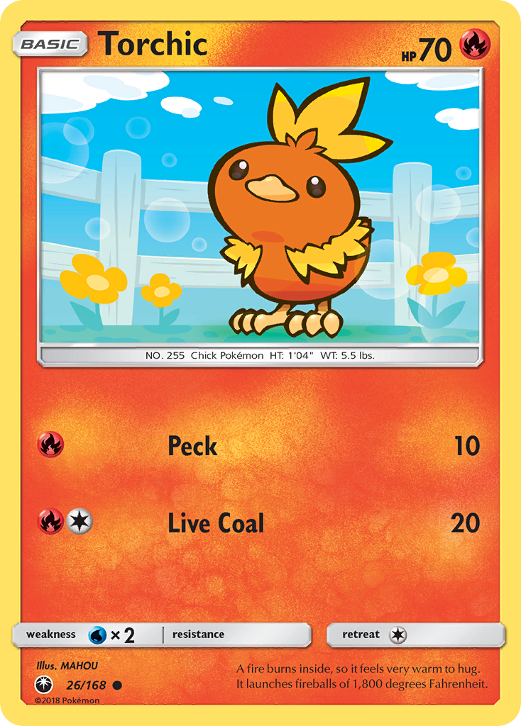 Torchic (26/168) [Sun & Moon: Celestial Storm] | Red Riot Games CA
