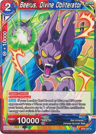 Beerus, Divine Obliterator (BT9-107) [Universal Onslaught] | Red Riot Games CA