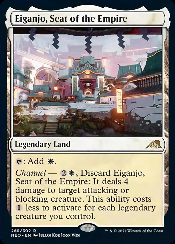 Eiganjo, Seat of the Empire [Kamigawa: Neon Dynasty] | Red Riot Games CA