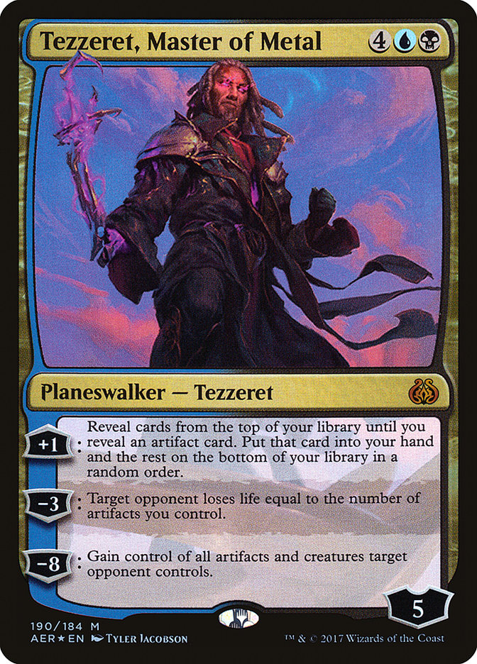 Tezzeret, Master of Metal [Aether Revolt] | Red Riot Games CA