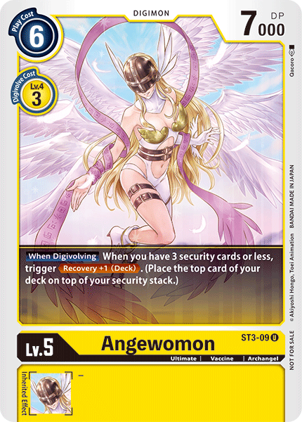 Angewomon [ST3-09] (Tamer Battle Pack) [Starter Deck: Heaven's Yellow Promos] | Red Riot Games CA