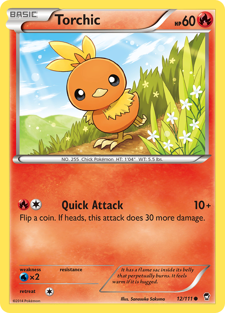 Torchic (12/111) [XY: Furious Fists] | Red Riot Games CA