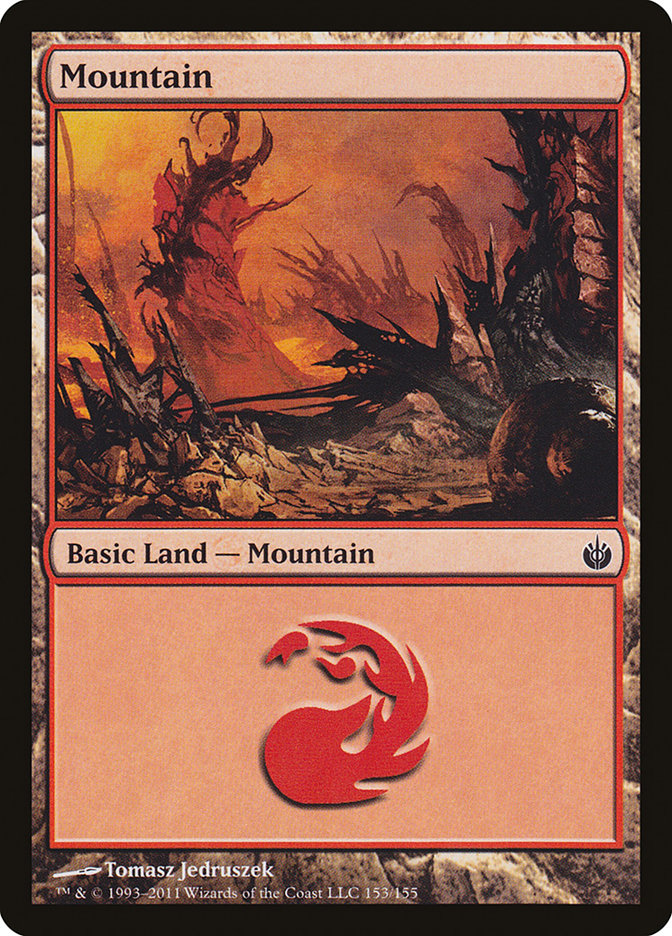 Mountain (153) [Mirrodin Besieged] | Red Riot Games CA