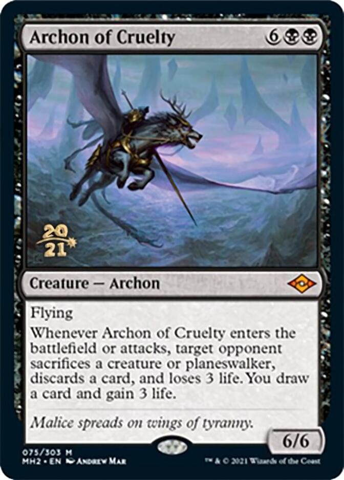 Archon of Cruelty [Modern Horizons 2 Prerelease Promos] | Red Riot Games CA