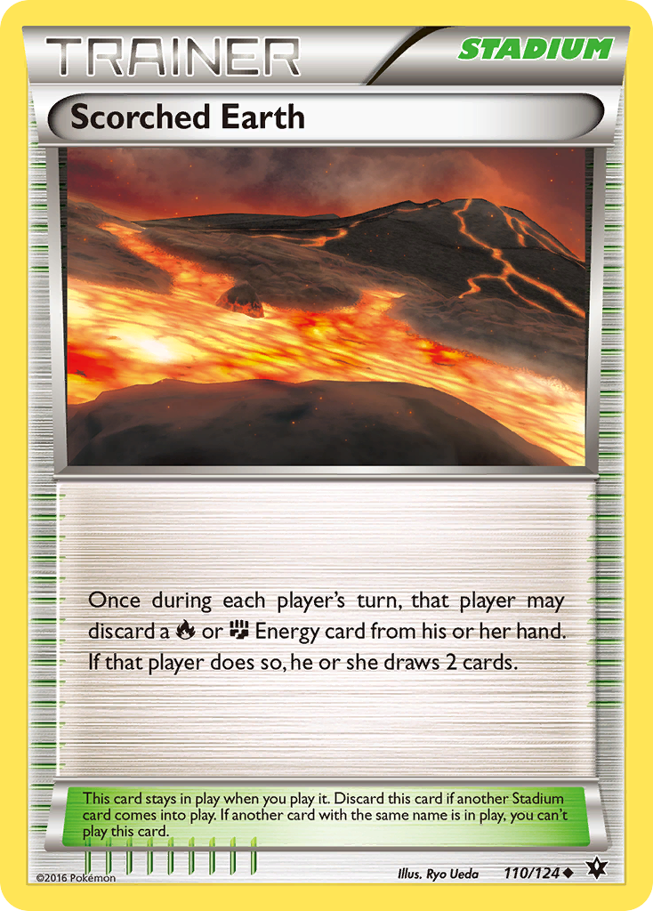 Scorched Earth (110/124) [XY: Fates Collide] | Red Riot Games CA