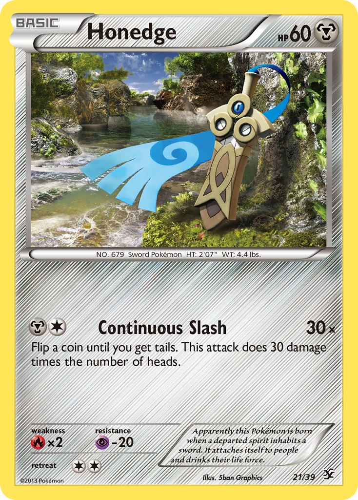 Honedge (21/39) [XY: Kalos Starter Set] | Red Riot Games CA