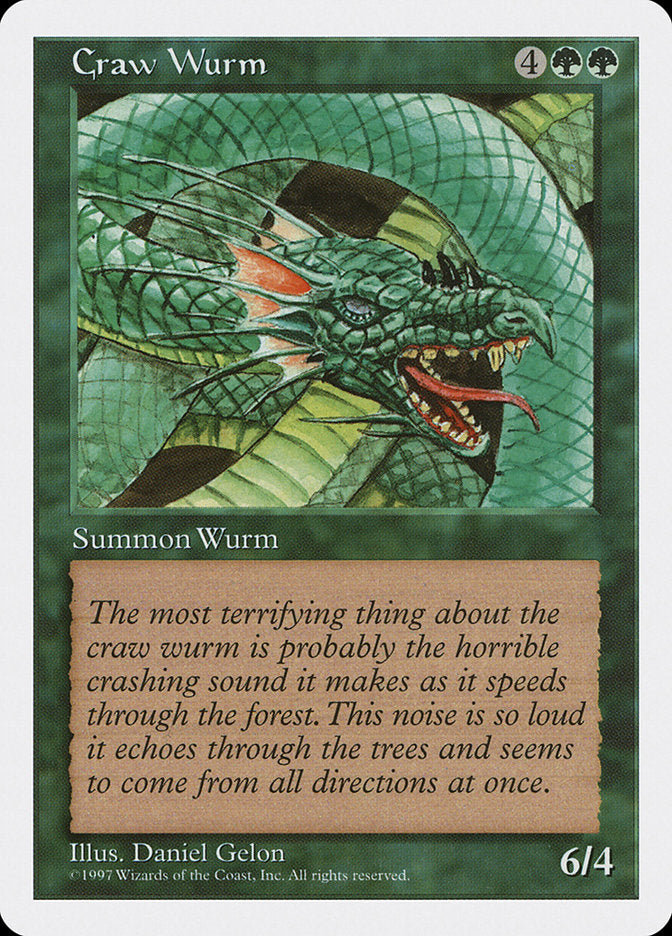 Craw Wurm [Fifth Edition] | Red Riot Games CA