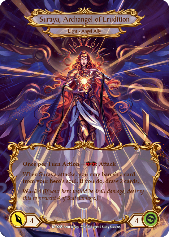 Figment of Erudition // Suraya, Archangel of Erudition (Marvel) [DTD005] (Dusk Till Dawn)  Cold Foil | Red Riot Games CA