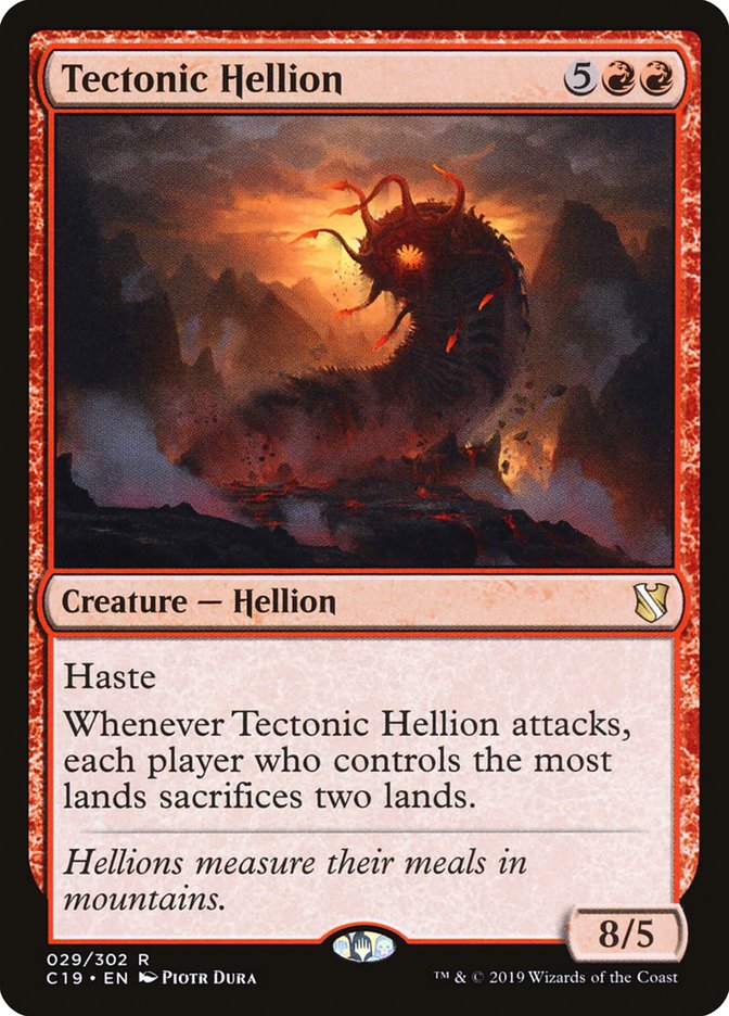 Tectonic Hellion [Commander 2019] | Red Riot Games CA