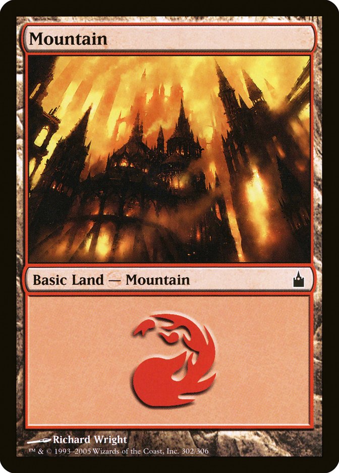 Mountain (302) [Ravnica: City of Guilds] | Red Riot Games CA
