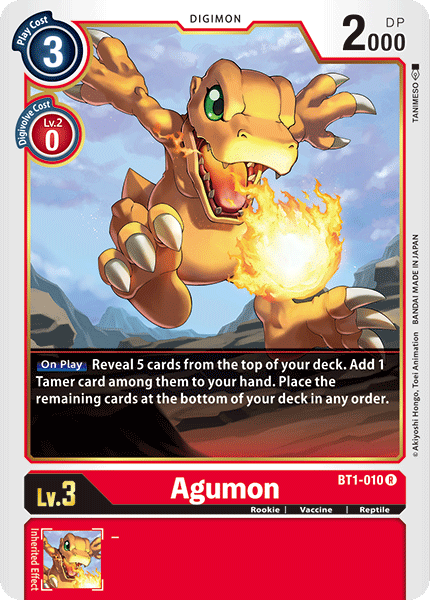 Agumon [BT1-010] [Release Special Booster Ver.1.0] | Red Riot Games CA
