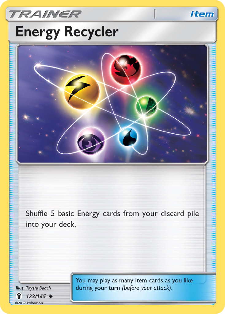 Energy Recycler (123/145) [Sun & Moon: Guardians Rising] | Red Riot Games CA