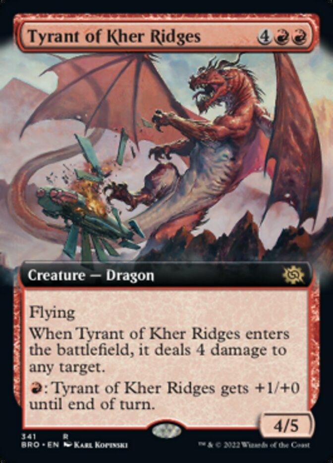 Tyrant of Kher Ridges (Extended Art) [The Brothers' War] | Red Riot Games CA