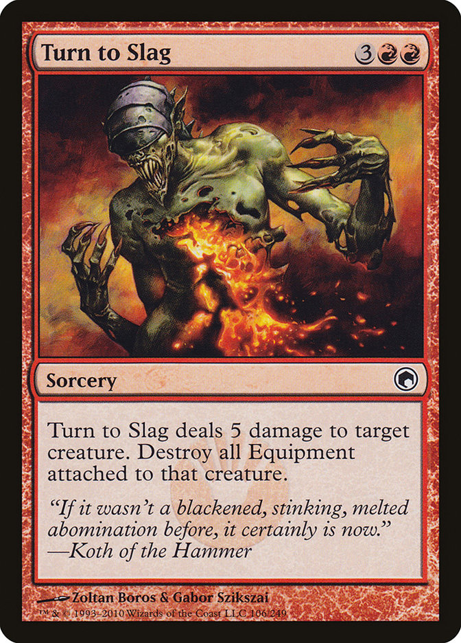 Turn to Slag [Scars of Mirrodin] | Red Riot Games CA