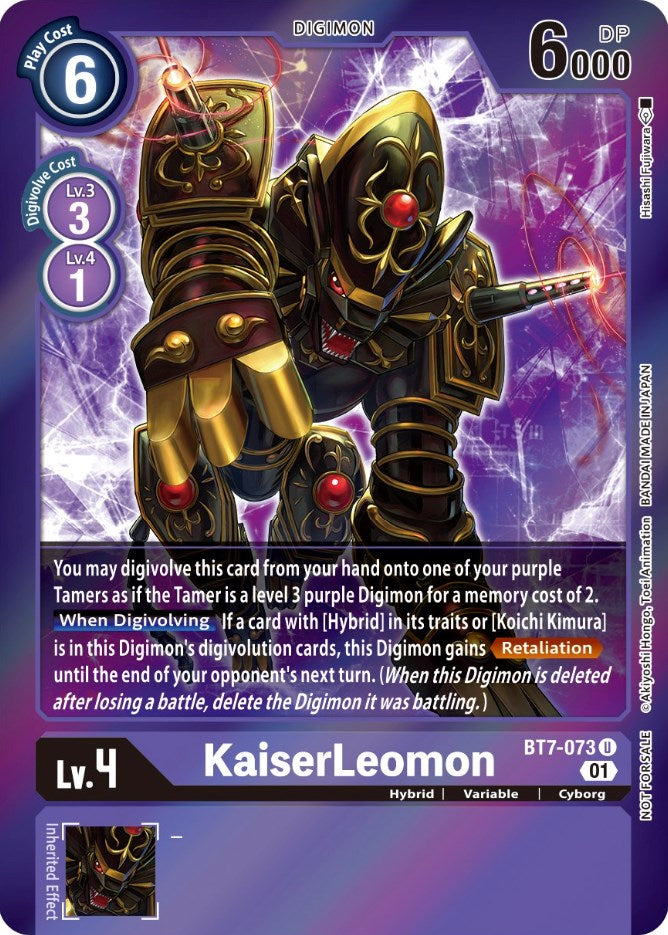 KaiserLeomon [BT7-073] (Event Pack 3) [Next Adventure Promos] | Red Riot Games CA