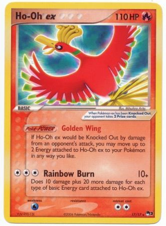 Ho-Oh ex (17/17) (Non-Holo) [POP Series 3] | Red Riot Games CA