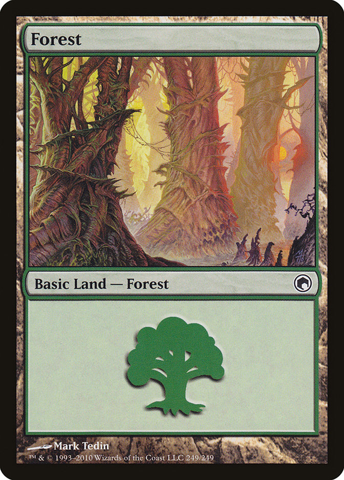 Forest (249) [Scars of Mirrodin] | Red Riot Games CA