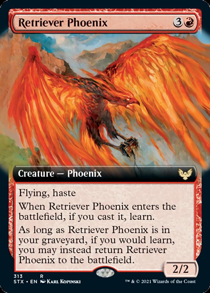 Retriever Phoenix (Extended Art) [Strixhaven: School of Mages] | Red Riot Games CA