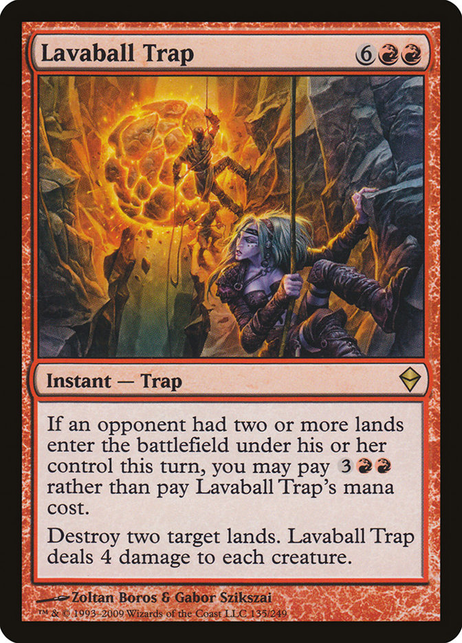 Lavaball Trap [Zendikar] | Red Riot Games CA