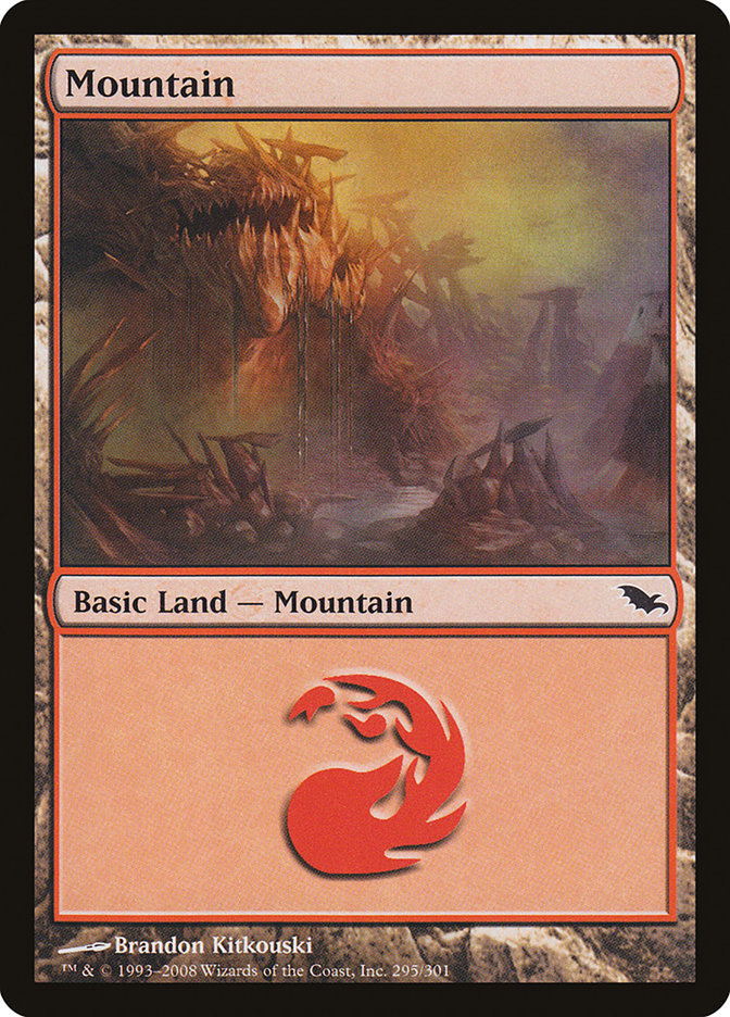 Mountain (295) [Shadowmoor] | Red Riot Games CA