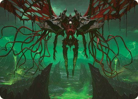 Archfiend of the Dross Art Card [Phyrexia: All Will Be One Art Series] | Red Riot Games CA