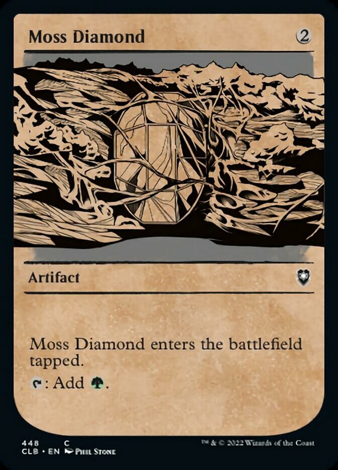 Moss Diamond (Showcase) [Commander Legends: Battle for Baldur's Gate] | Red Riot Games CA