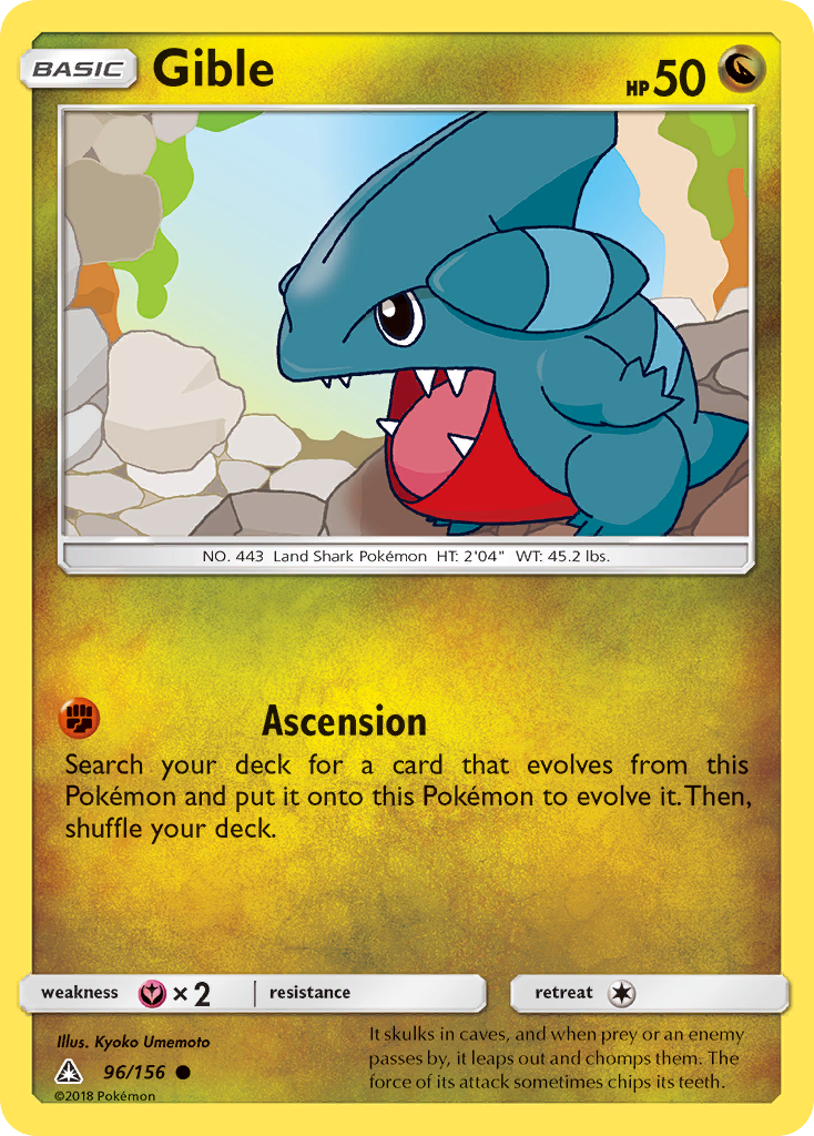 Gible (96/156) [Sun & Moon: Ultra Prism] | Red Riot Games CA