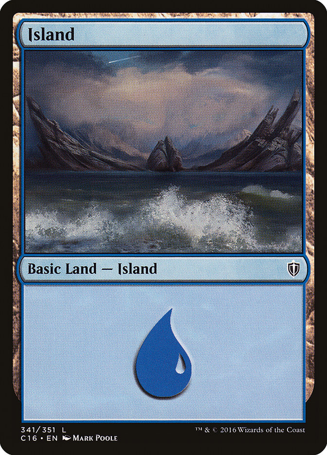 Island (341) [Commander 2016] | Red Riot Games CA