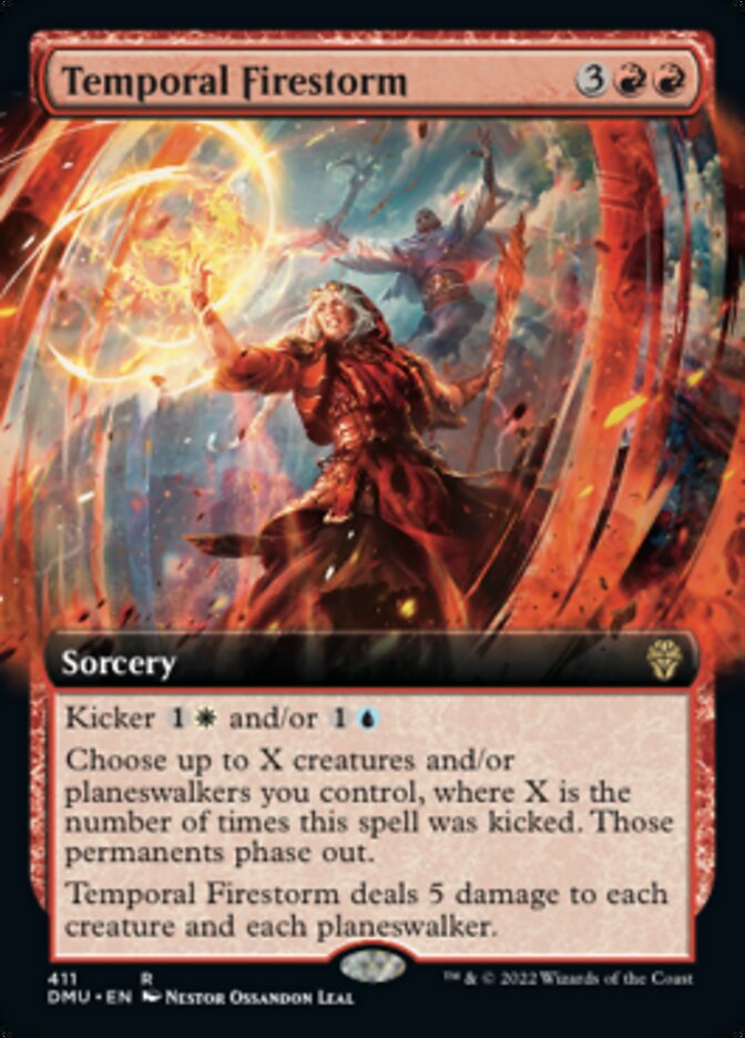 Temporal Firestorm (Extended Art) [Dominaria United] | Red Riot Games CA