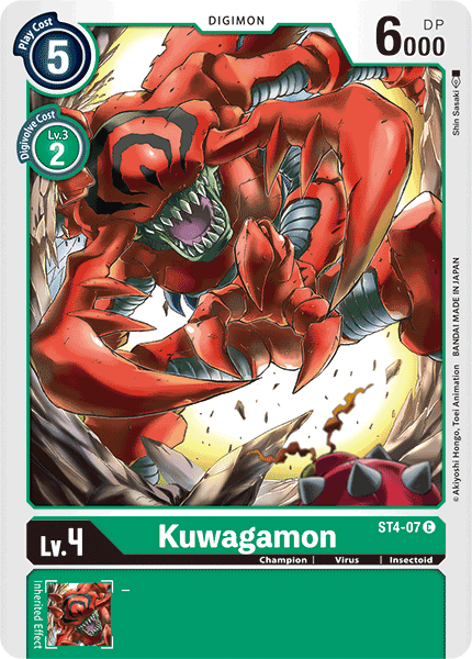 Kuwagamon [ST4-07] [Starter Deck: Giga Green] | Red Riot Games CA